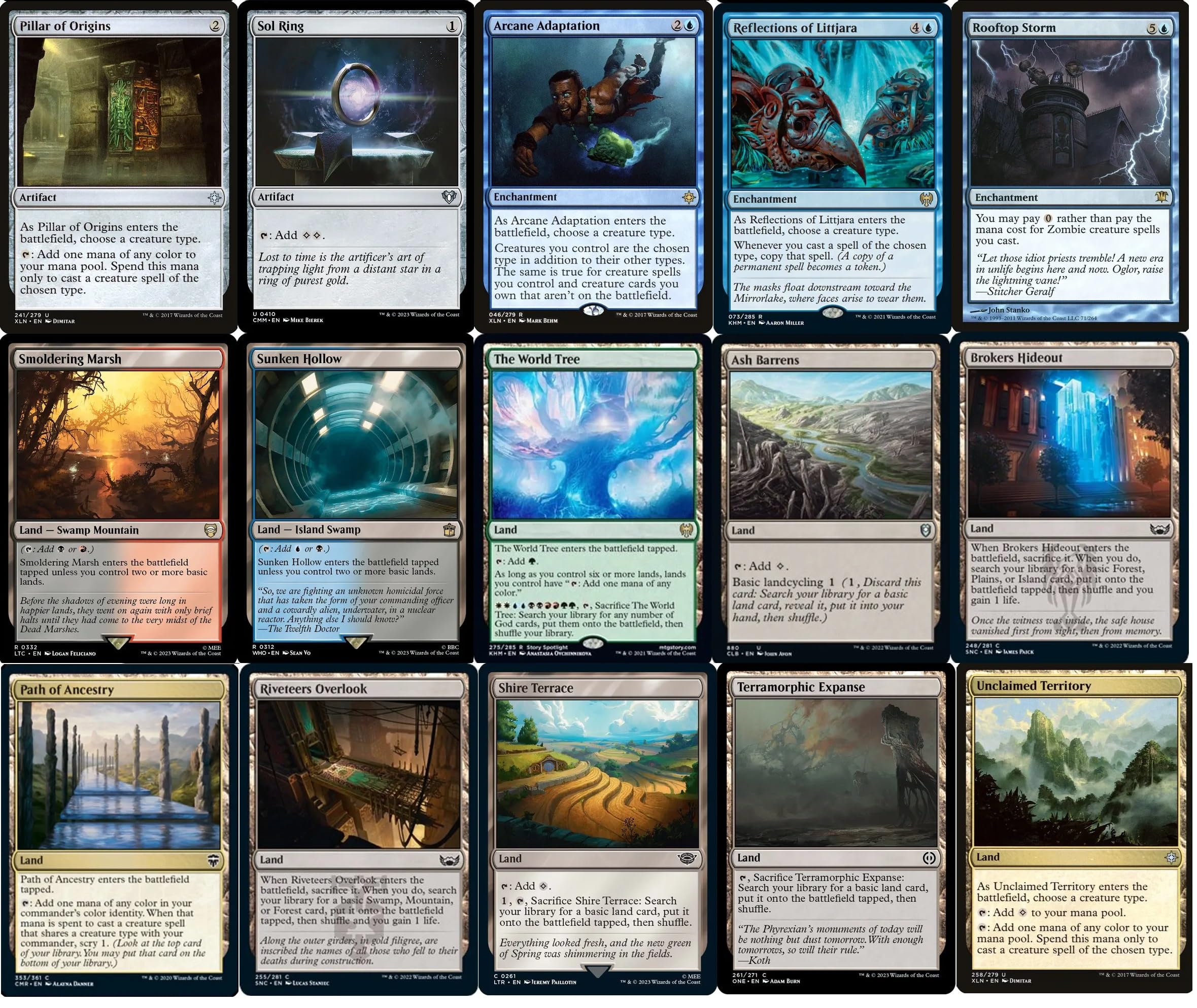 Elite Commander Sliver Deck - 5 Color - Sliver Gravemother